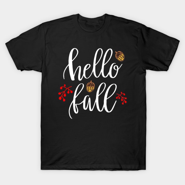 Hello fall T-Shirt by richercollections